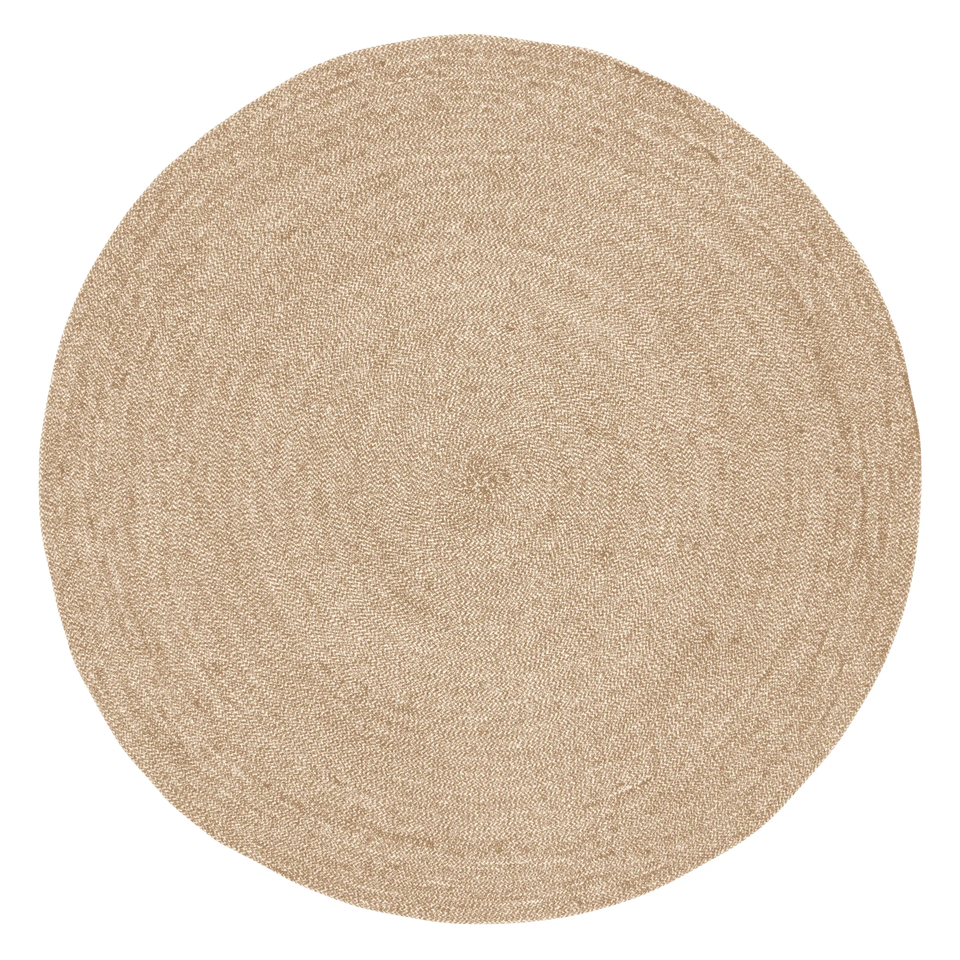 Ella rug Ø125 cm, White-nature Dixie