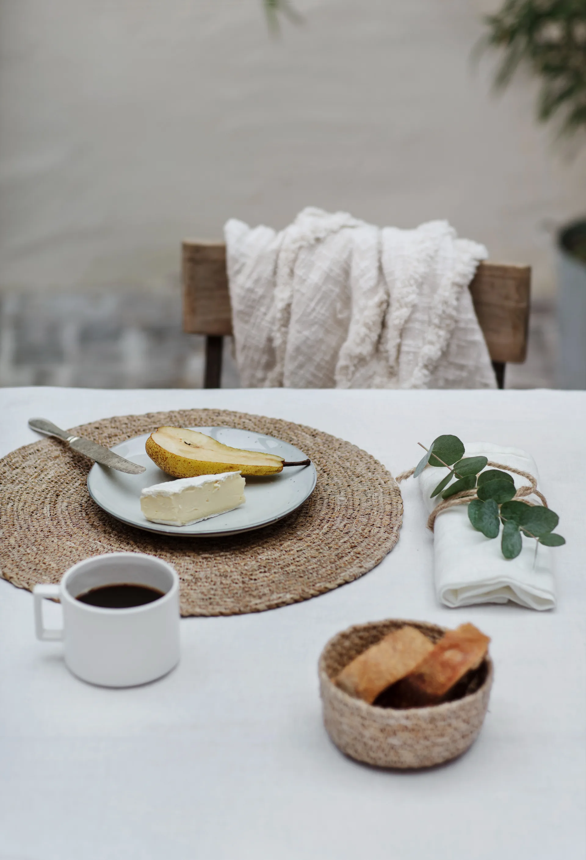Emil placemat Ø38 cm, Natural Dixie