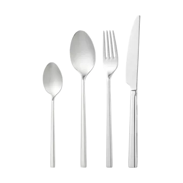Clara cutlery set stainless steel - 24 pieces - Dorre