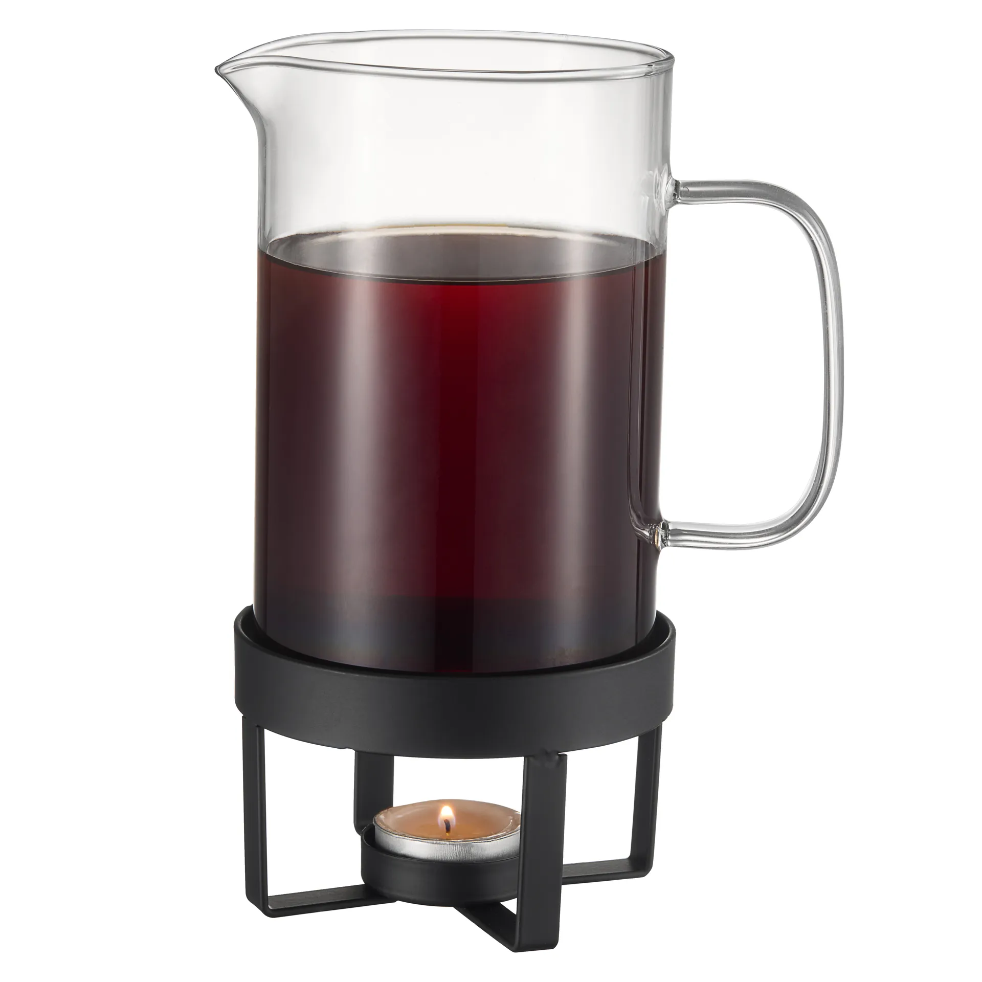 Gerry Glögg pot glass 1.2 L, Black Dorre