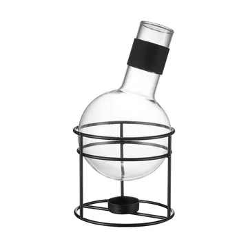 Glora mulled wine flask glass 1.3 L - Black - Dorre
