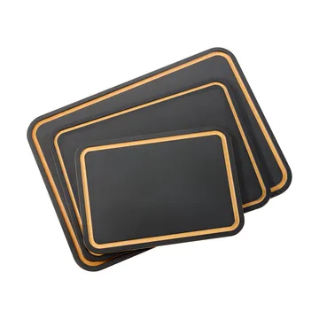 Sami chopping board pressed wood fiber - Black, 44x32.5 cm - Dorre