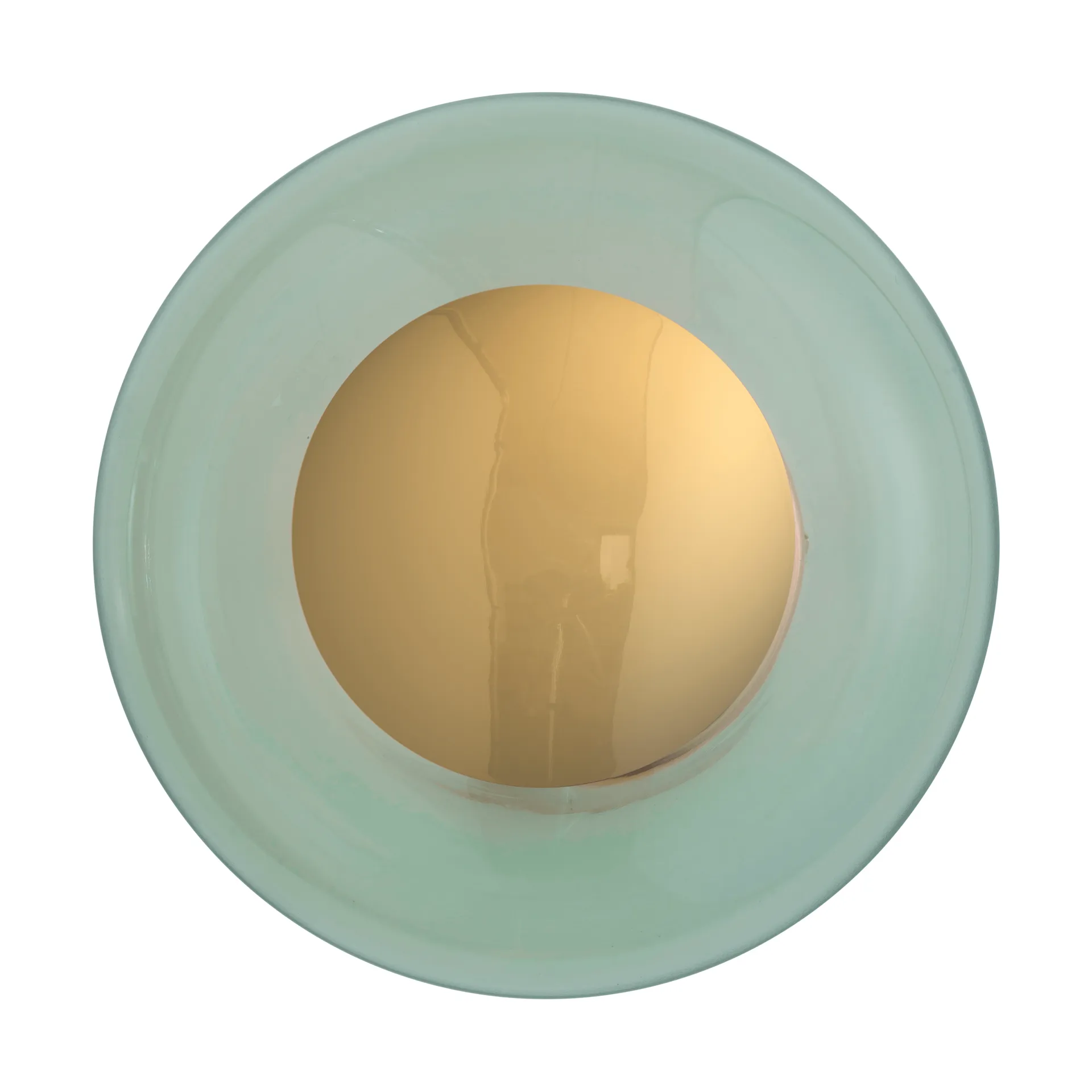 Horizon surface wall lamp, Forest green, Ø25 cm EBB & FLOW
