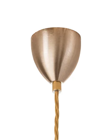 Rowan pendant lamp S, Ø 15 cm - Clear-gold - EBB & FLOW
