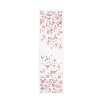 Åkervinda table runner 48x150 cm - Pink - Ekelund Linneväveri