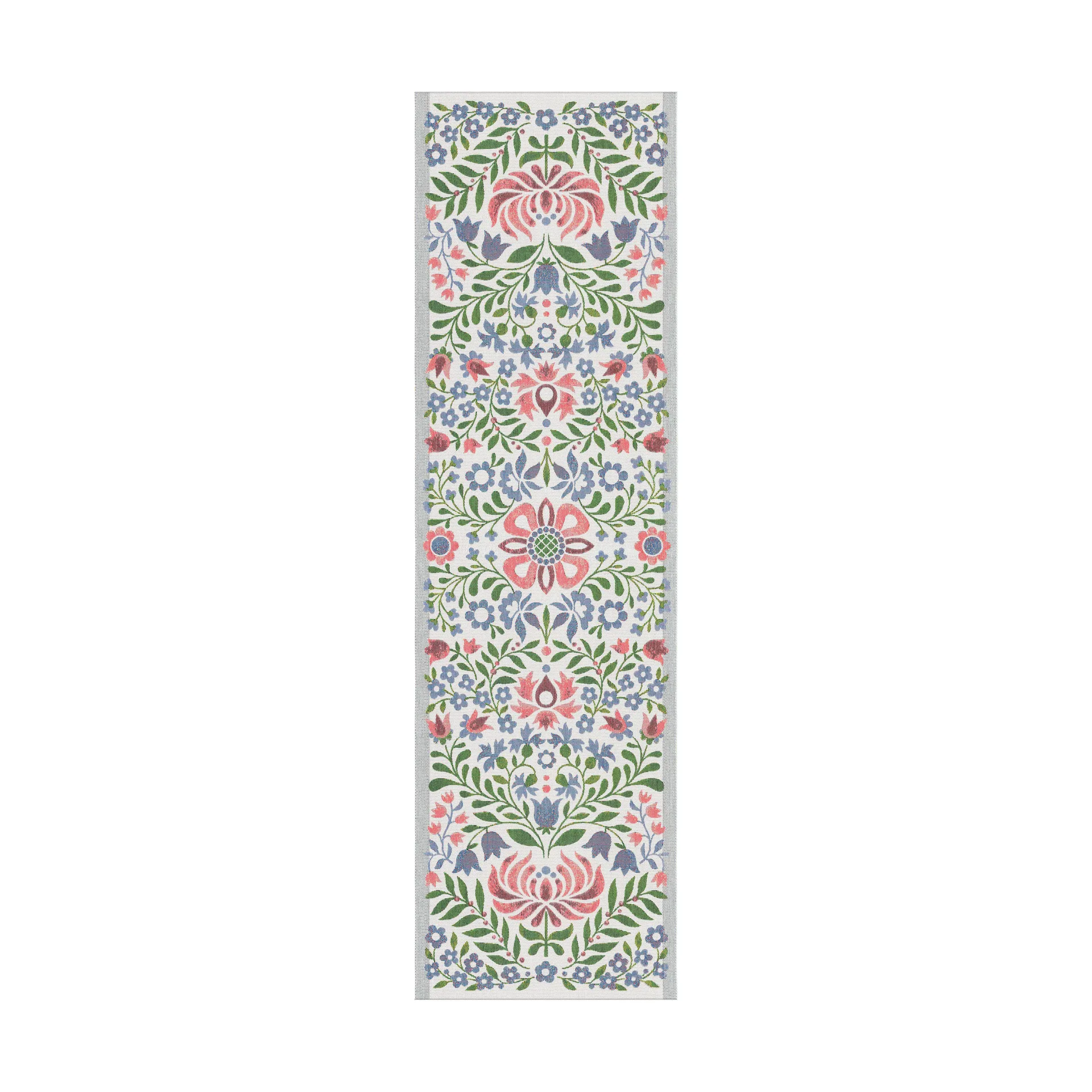 Akvarell table runner 35x120 cm, Multi Ekelund Linneväveri