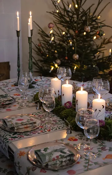 Julefröjd placemat 35x48 cm - Multi - Ekelund Linneväveri