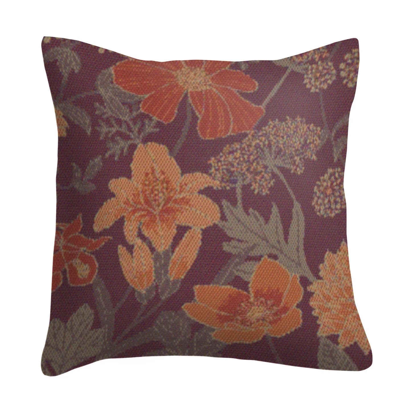 Soft pillowcase 40x40 cm, Brown Ekelund Linneväveri