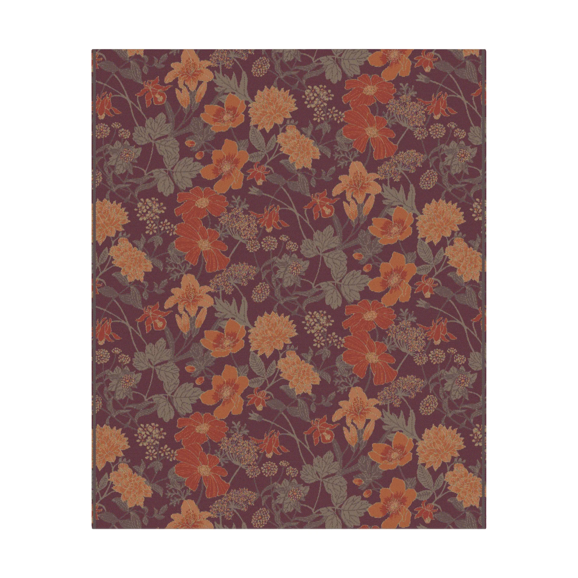 Soft throw 140x170 cm, Brown Ekelund Linneväveri
