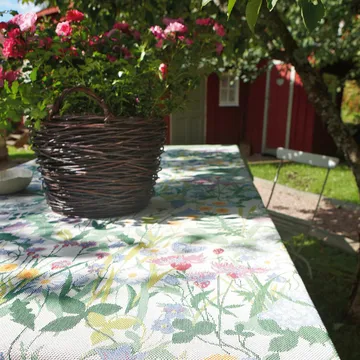 Sommartid table cloth - 165x250 cm - Ekelund Linneväveri