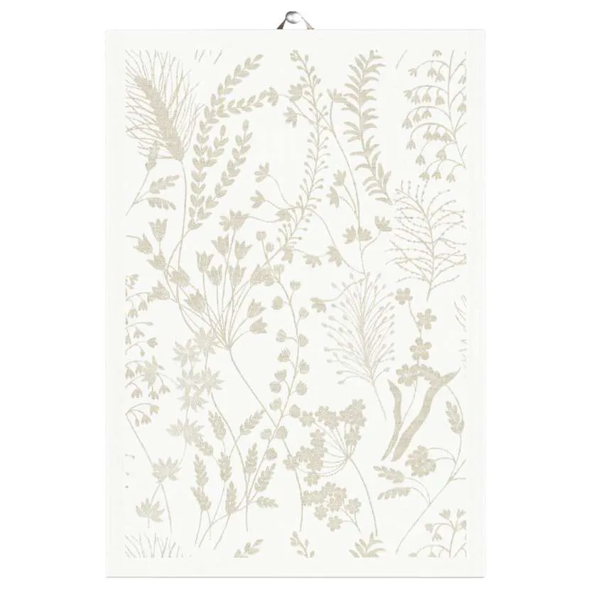 Straw kitchen towel 35x50 cm, Beige Ekelund Linneväveri