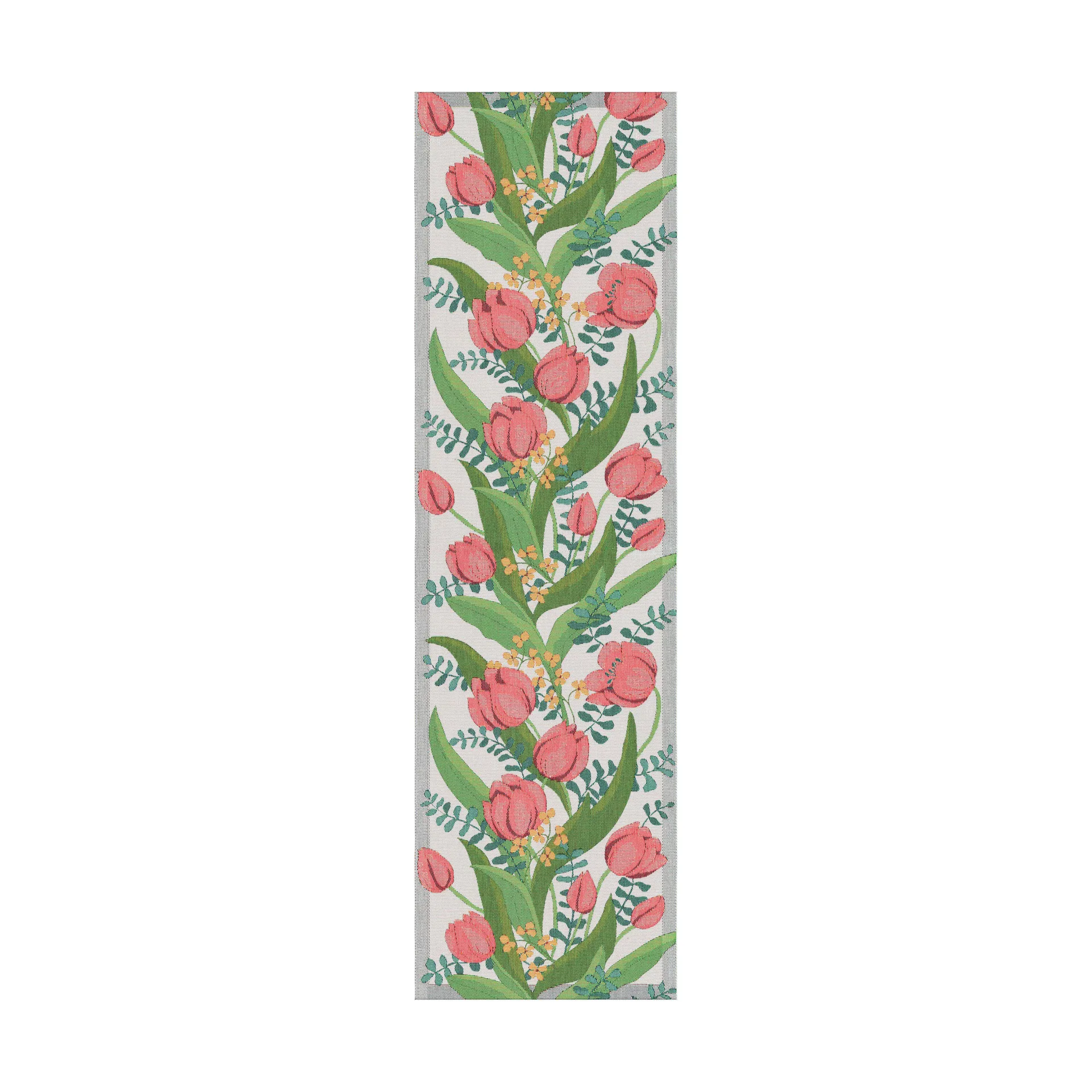 Tulpanlund table runner 35x120 cm, Multi Ekelund Linneväveri
