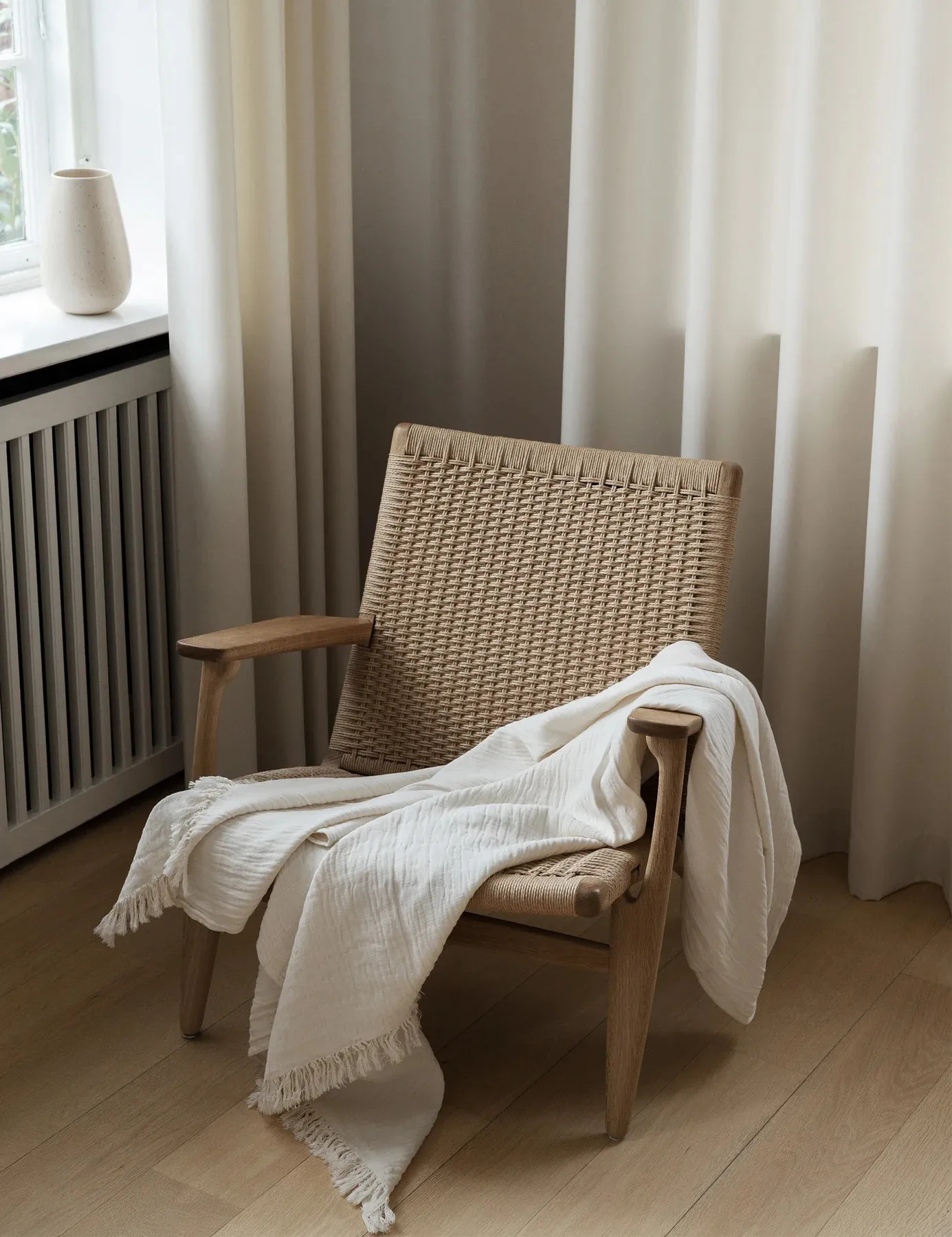 Lavender throw 130x180 cm, Ivory Elvang Denmark