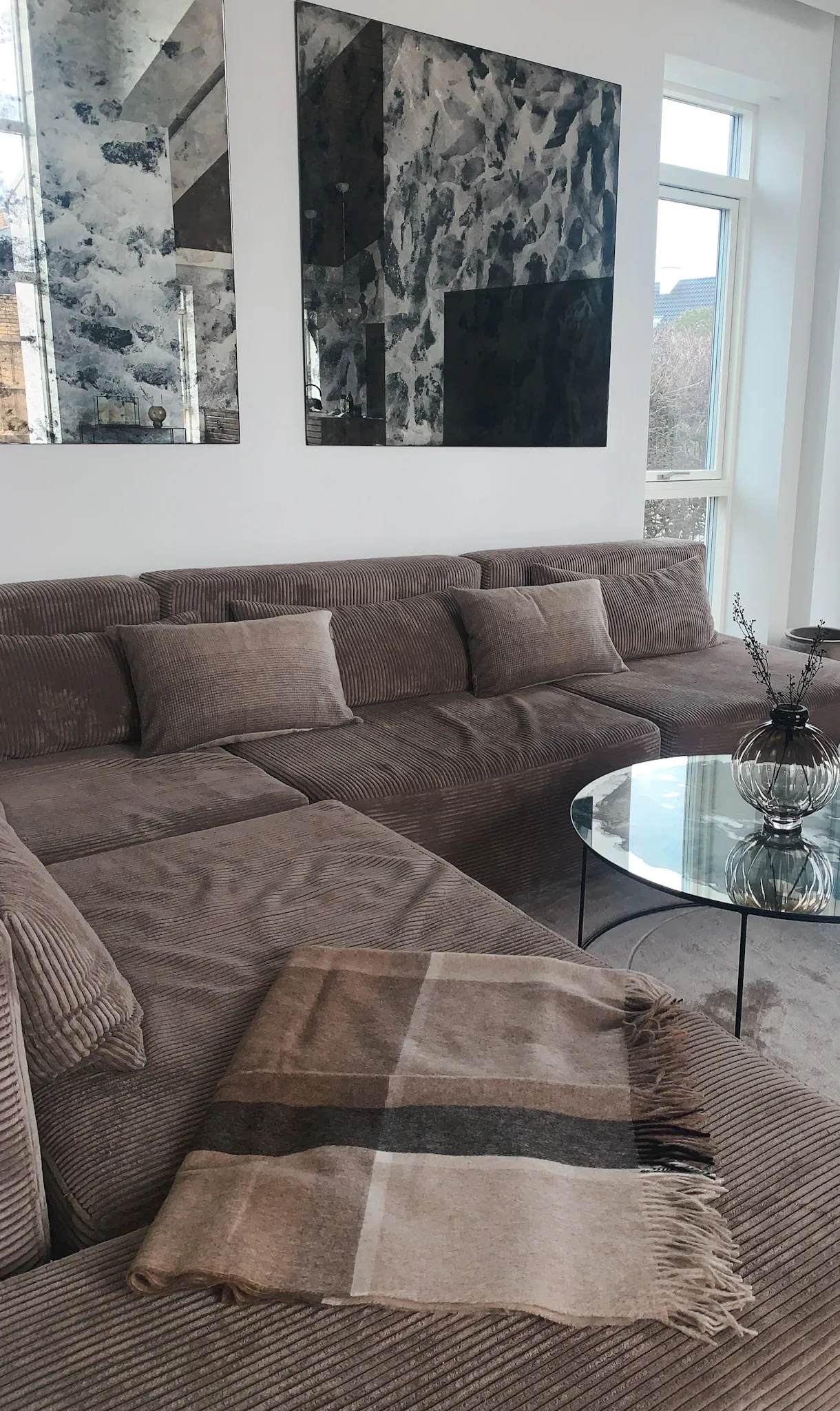 Manhattan throw, Beige Elvang Denmark