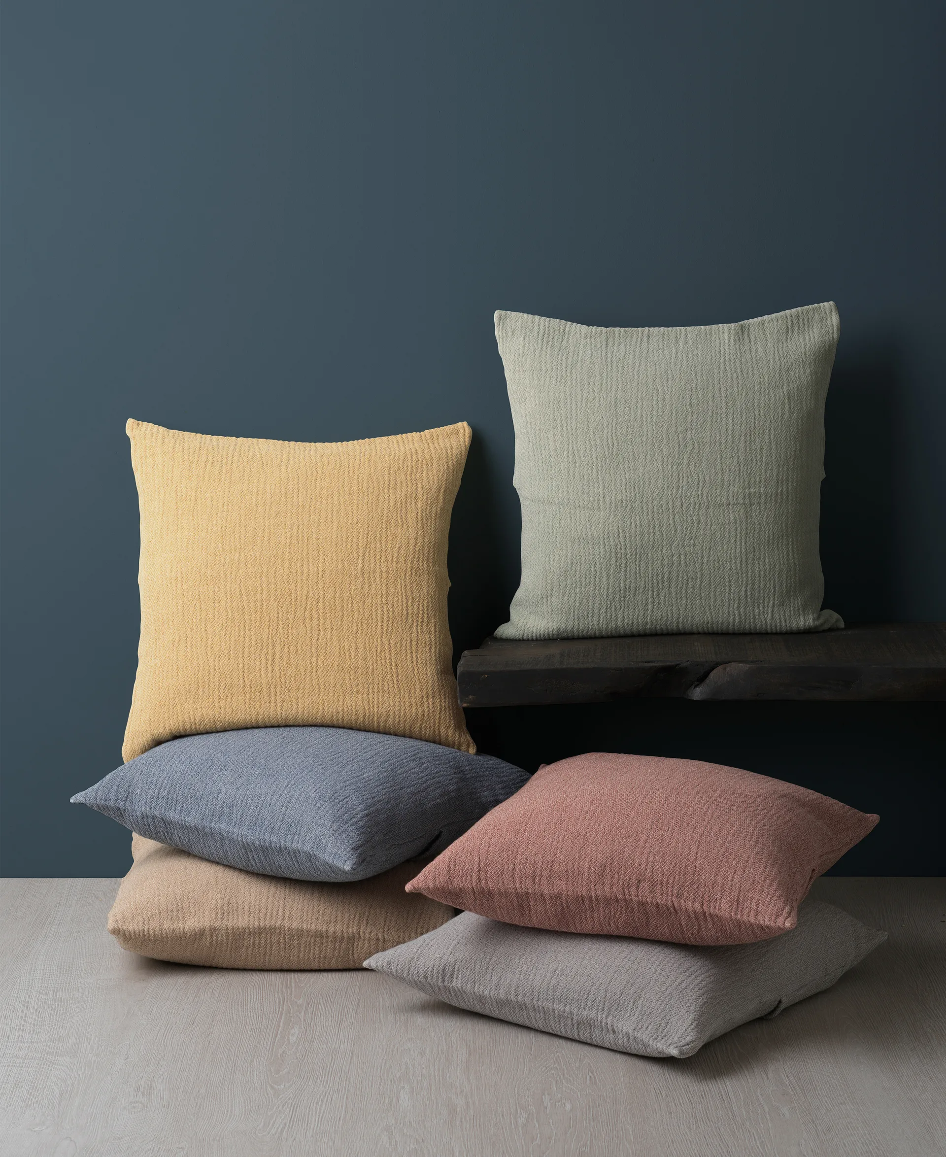 Thyme cushion cover 50x50 cm, grey Elvang Denmark