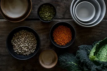 Ernst bowl - Matte black-natural base, Ø14 cm - ERNST