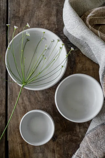 Ernst bowl - White-natural base, Ø8 cm - ERNST