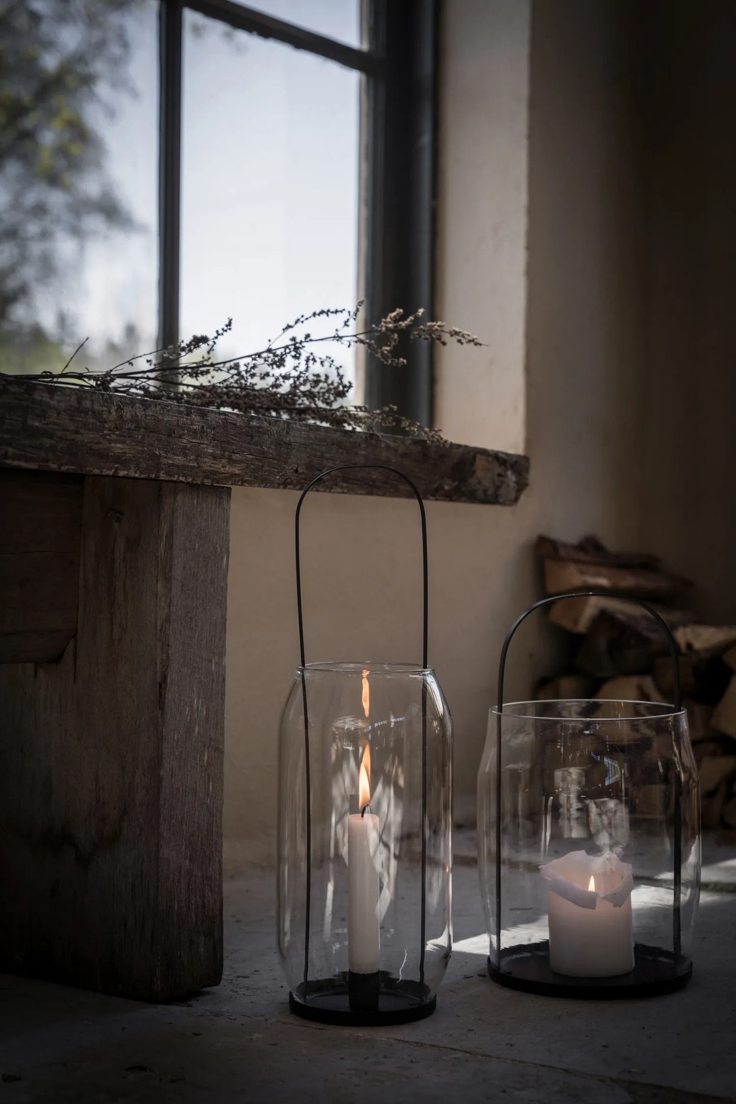 Ernst lantern for chandelier 40 cm, black ERNST