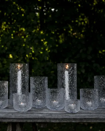 Ernst patterned candle holder - Ø10x9 cm - ERNST