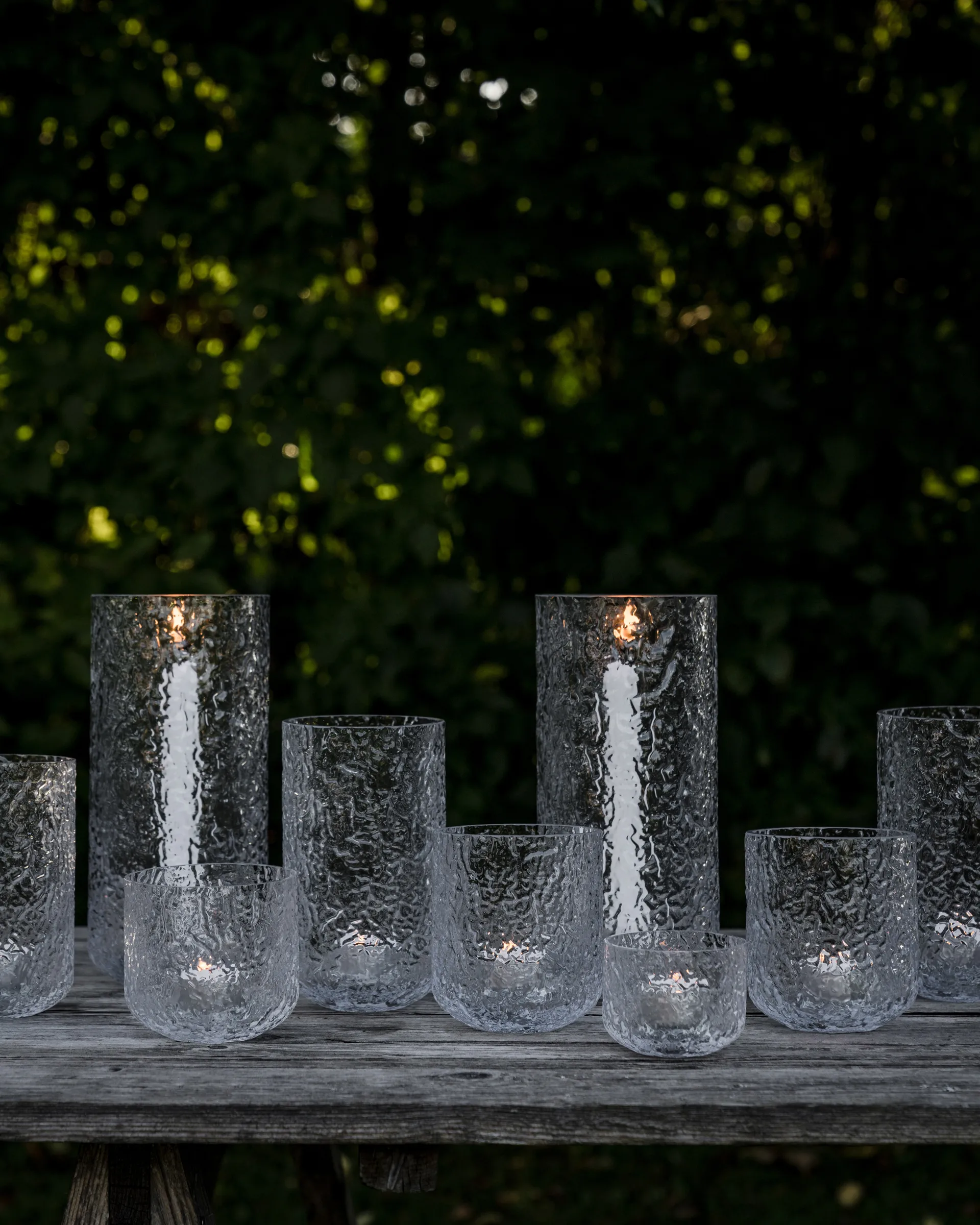 Ernst patterned candle holder, Ø9x15 cm ERNST
