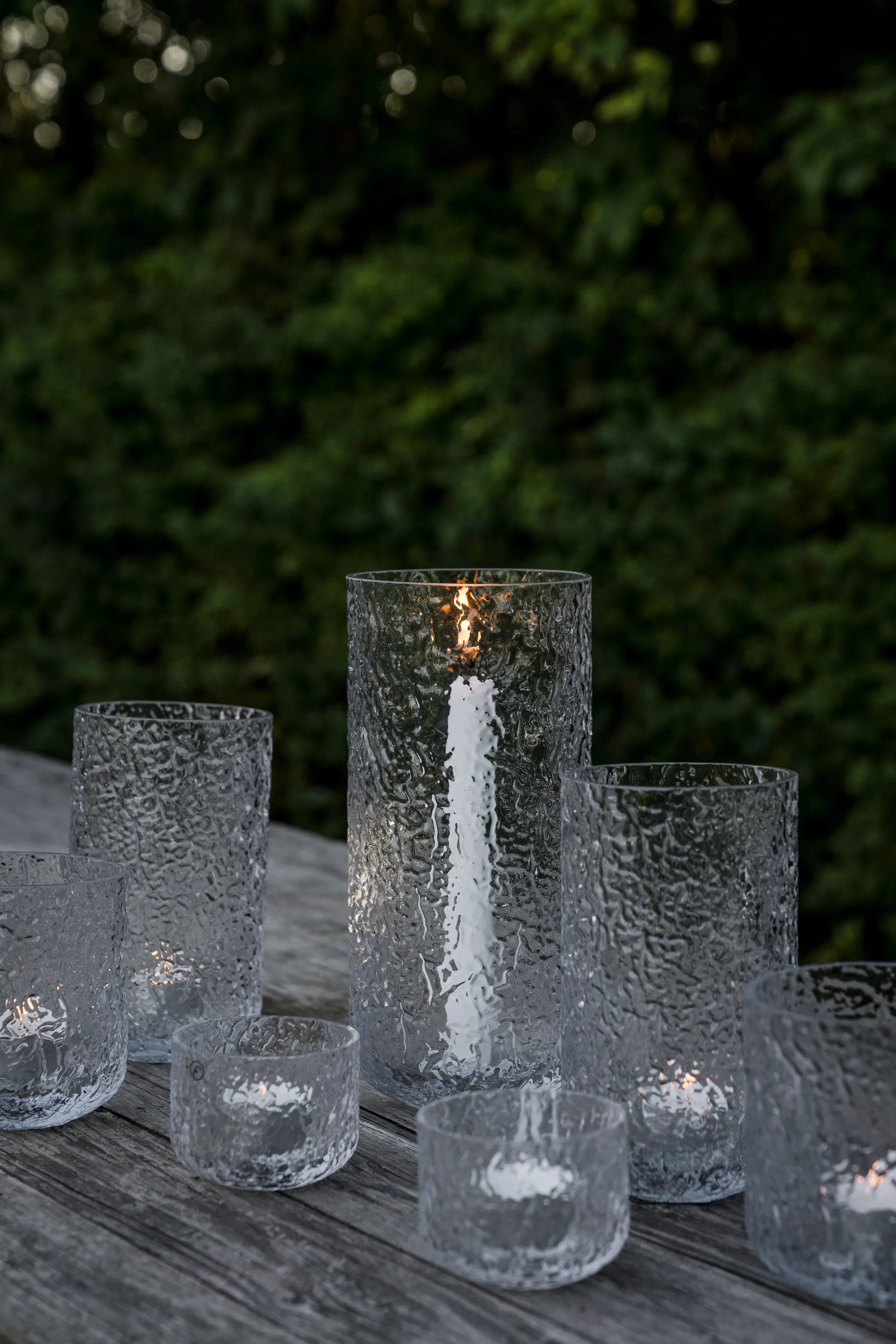 Ernst patterned candle holder, Ø9x15 cm ERNST