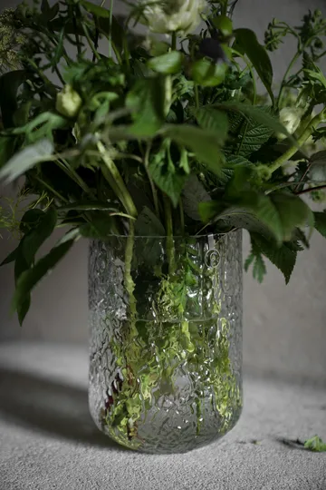 Ernst vase patterned 18 cm - Clear - ERNST