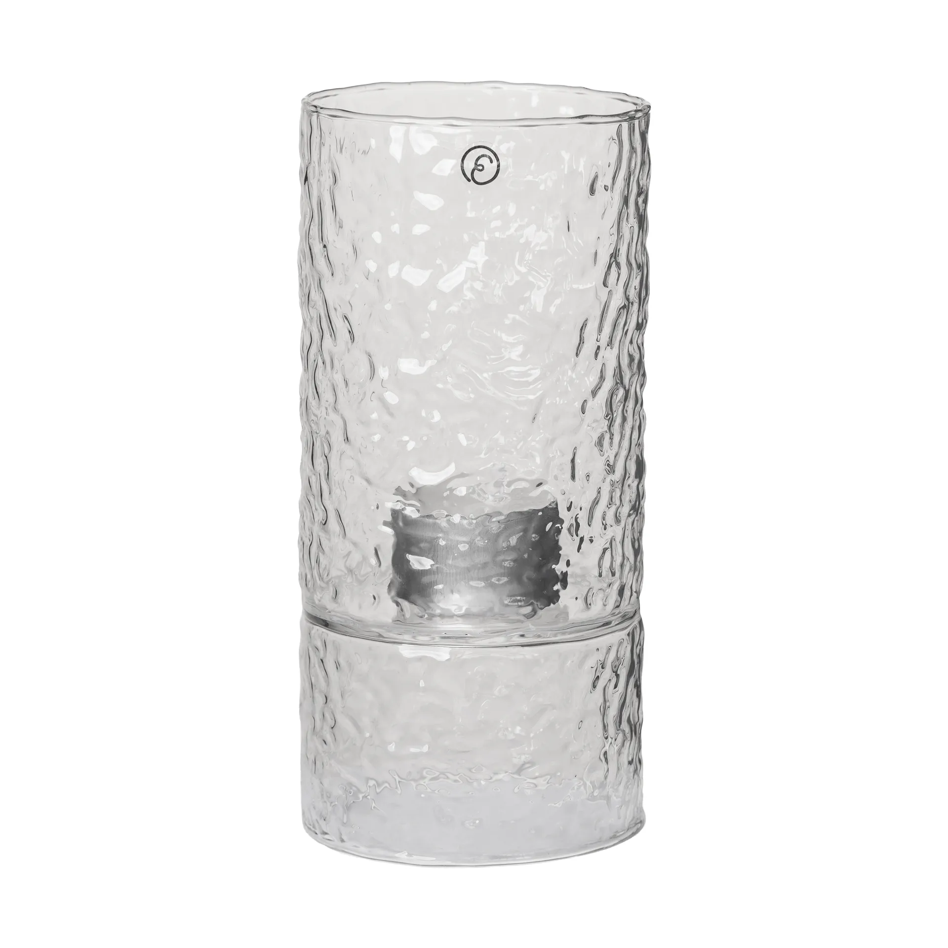 Ernst vase/tealight holder textured, Ø7.5x16 cm ERNST