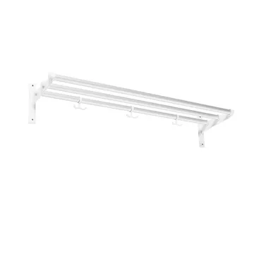 Nostalgi Shoe or hat shelf - Aluminium, white stand - Essem Design