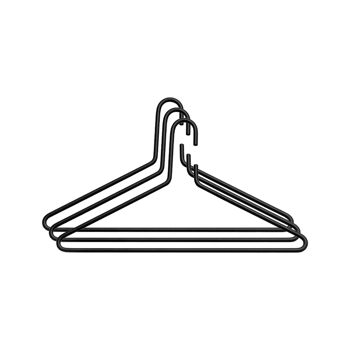 Triangel hanger 3-pack, black Essem Design