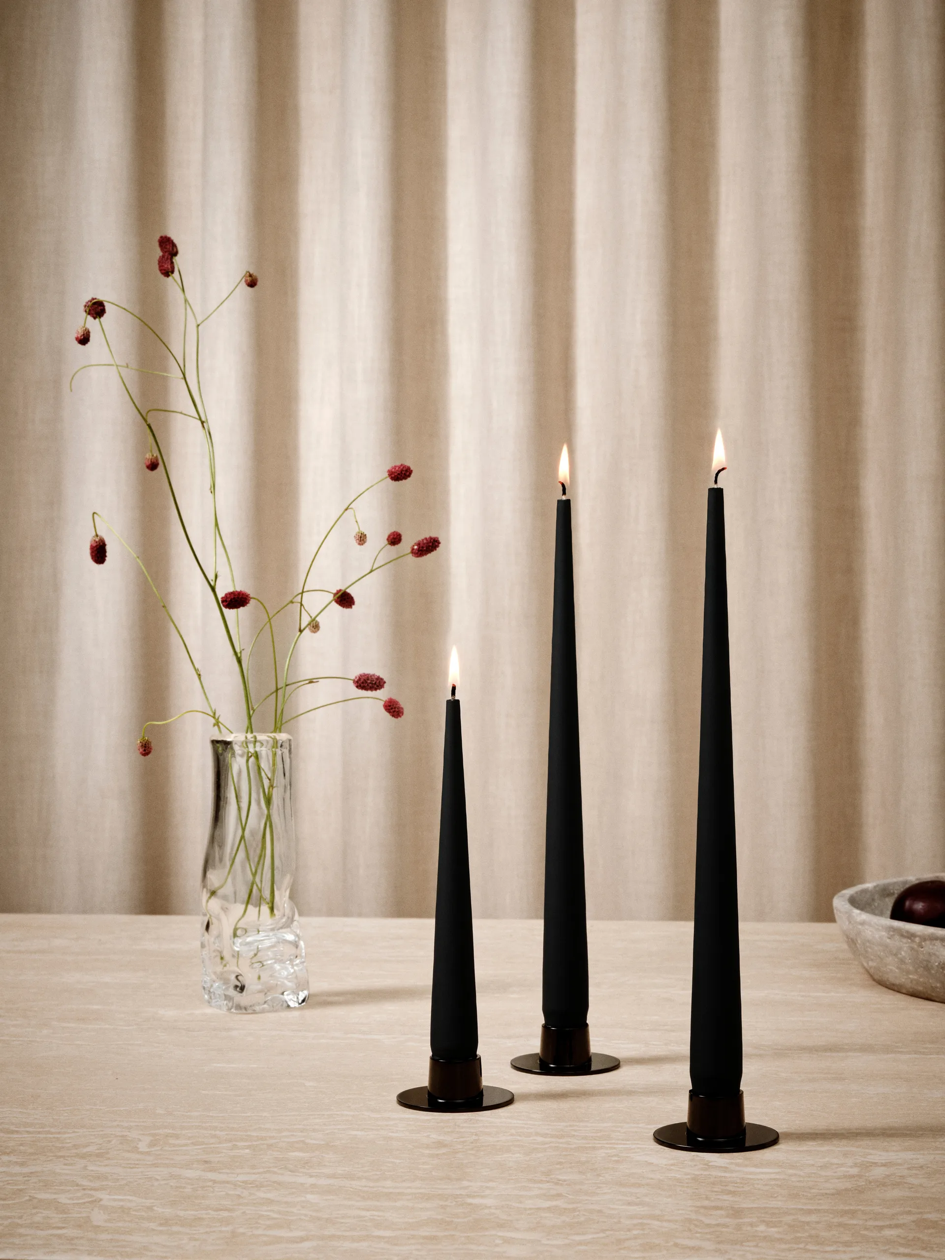 ester & erik light 4-pack matte, Velvet matt black 95, 32 cm ester & erik