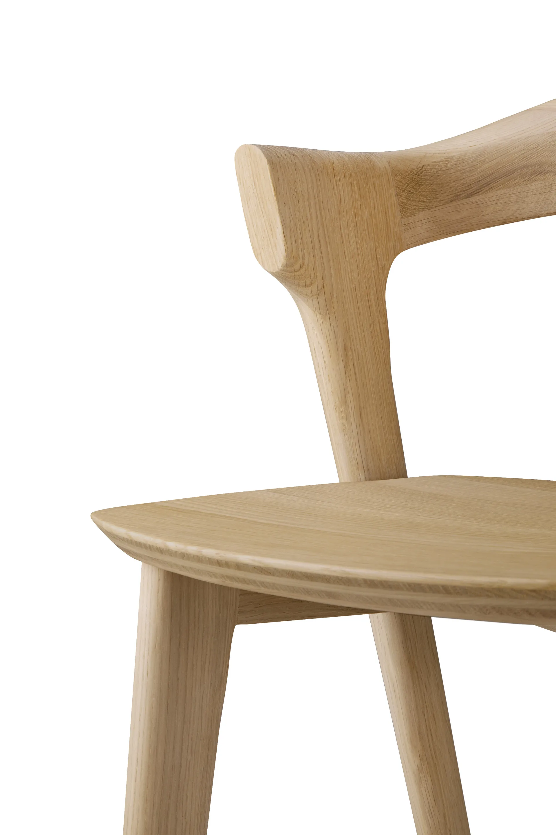 Beech bar stool, Lacquered oak, 65 cm Ethnicraft