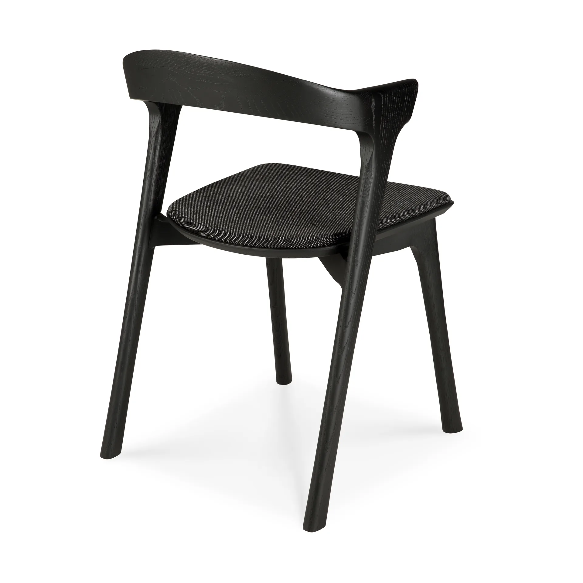 Bok Chair, Brown oak-fabric soft black Ethnicraft