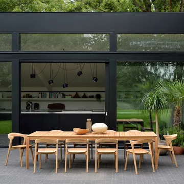 Bok outdoor dining table teak - 162x80 - Ethnicraft
