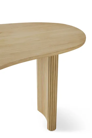 Boomerang desk - Lacquered oak, 160x83x76 cm - Ethnicraft
