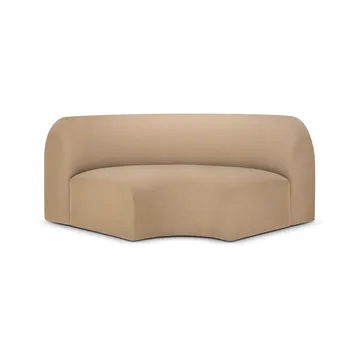 Bulky modular sofa 90° corner module - Light sepia - Ethnicraft