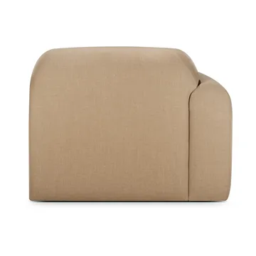 Bulky modular sofa end unit right armrest - Light sepia - Ethnicraft
