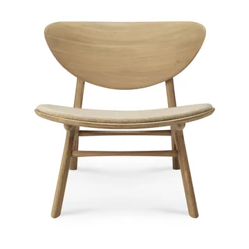 Eye lounge armchair - Oak, off-white - Ethnicraft