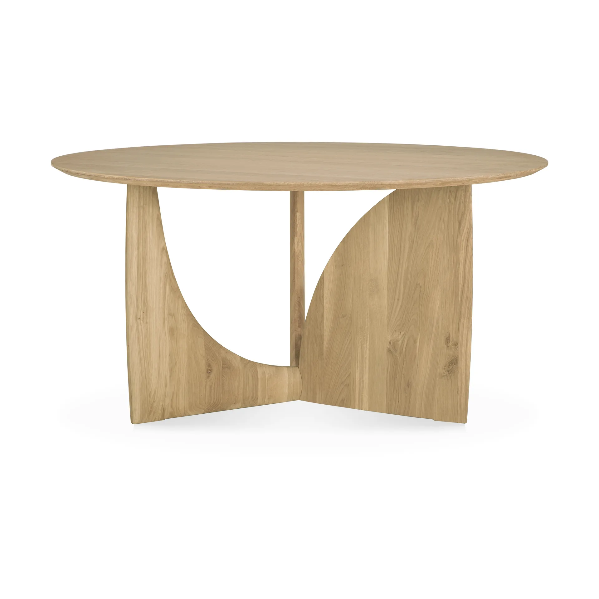 Geometric dining table, Oak, Ø150 cm Ethnicraft