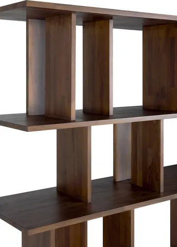 Irregular shelf - Dark stained teak small - Ethnicraft