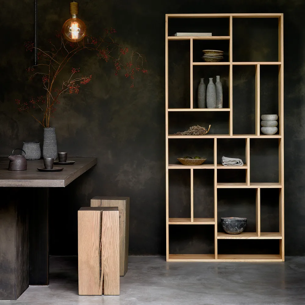 M Rack bookshelf large, Hardwax oiled oak Ethnicraft