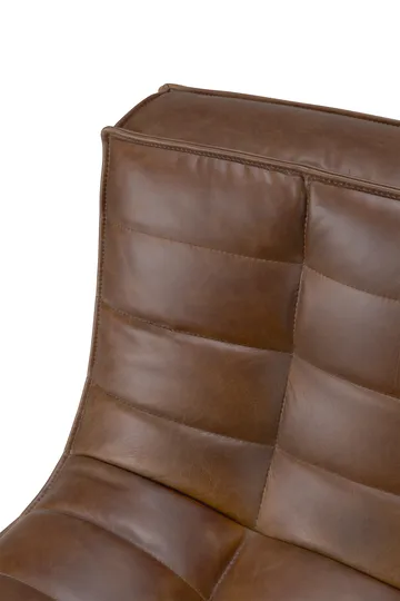 N701 armchair - Leather Chestnut - Ethnicraft