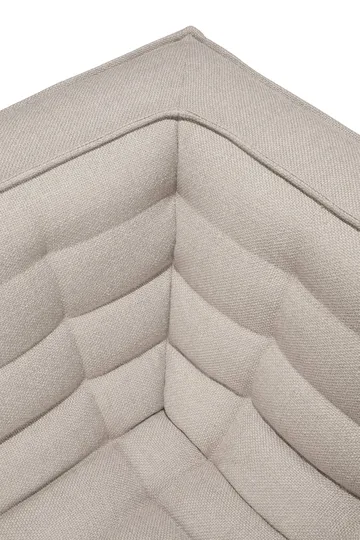 N701 sofa 2-seater - Beige, with armrests - Ethnicraft