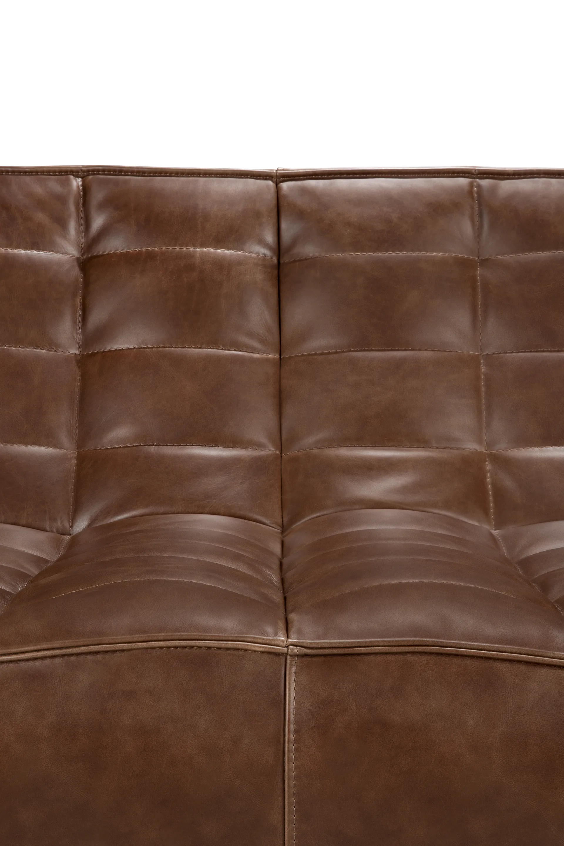 N701 sofa 2-seater, Leather Chestnut Ethnicraft