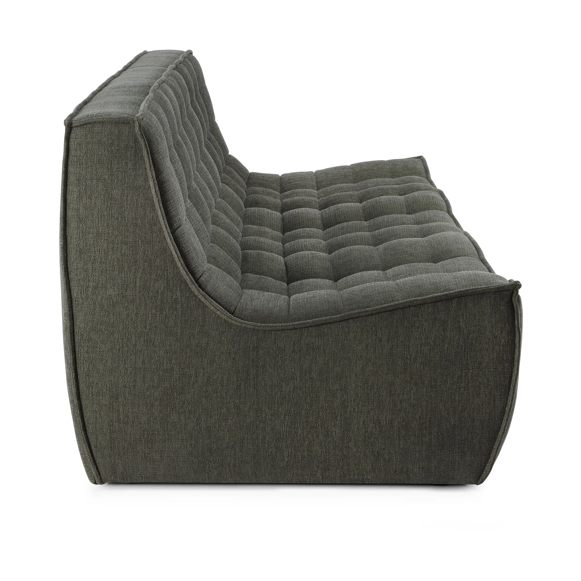 N701 sofa 3 seater sofa, Moss Eco fabric Ethnicraft