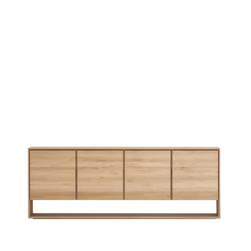 Nordic sideboard, Oiled oak 4 doors Ethnicraft