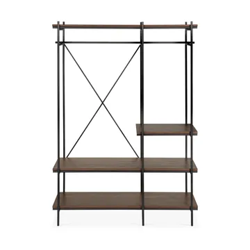 Oscar hallway furniture/floor shelf - Dark stained teak - Ethnicraft