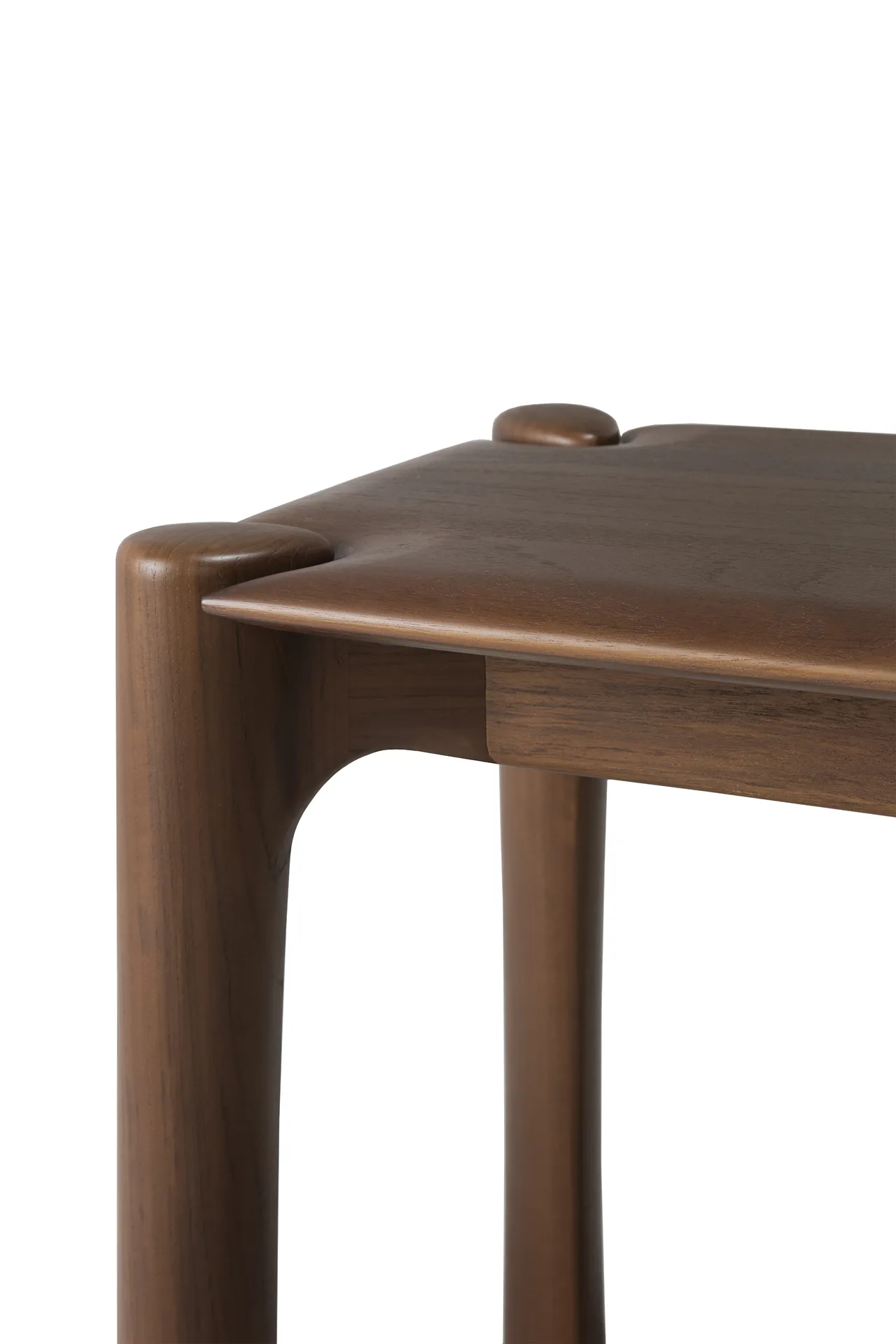 PI bench 146x35 cm, Lacquered teak brown Ethnicraft