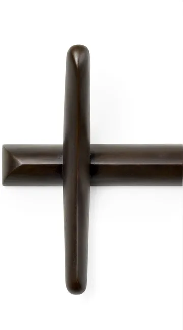 PI clothes hanger 70 cm - Dark brown stained mahogany - Ethnicraft
