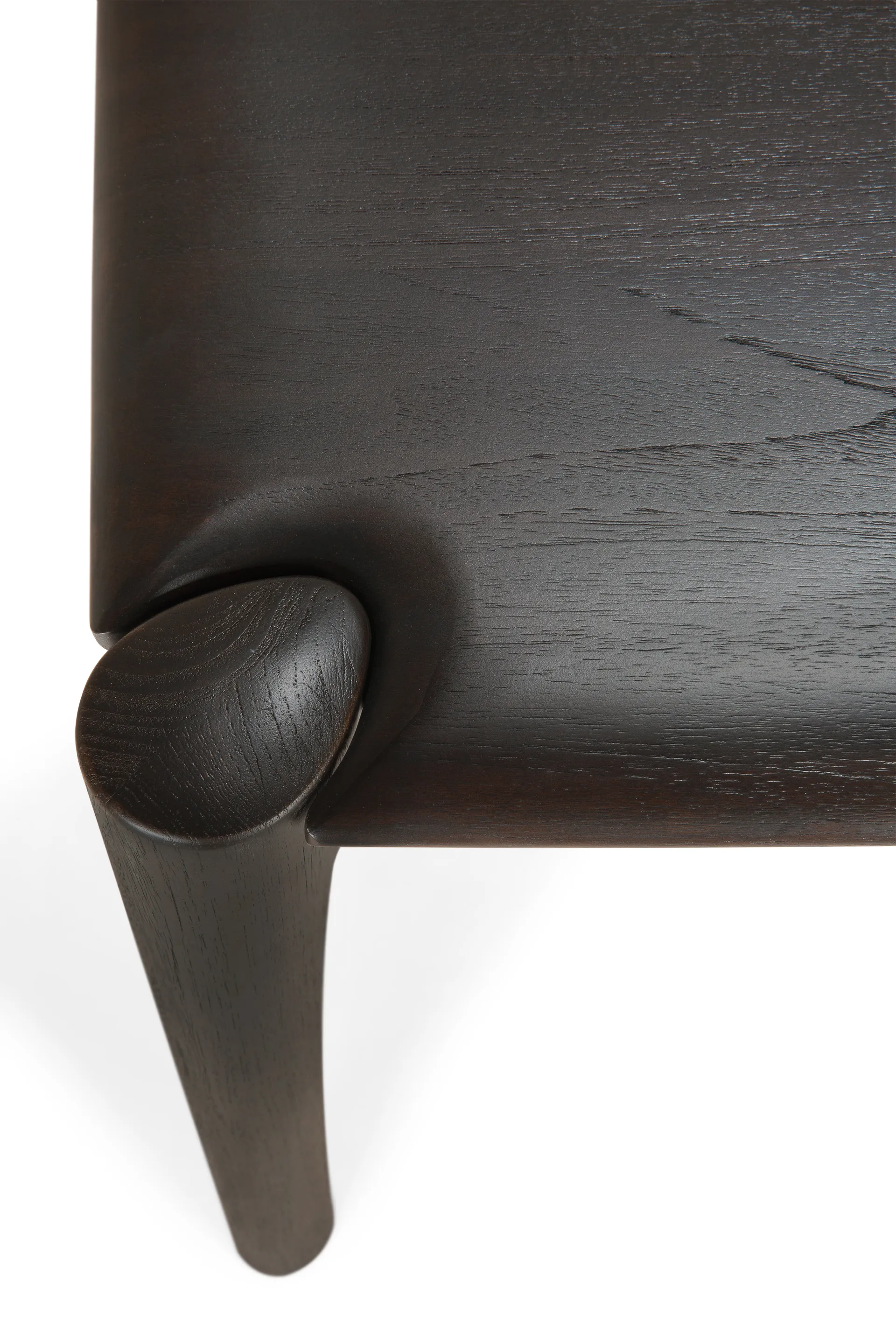 PI Dining table, Dark brown teak, 200x95 cm Ethnicraft