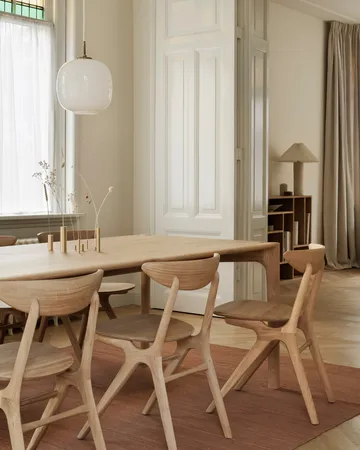 PI Dining table - Hardwax-oiled oak, 220 x 95 x 76 cm - Ethnicraft